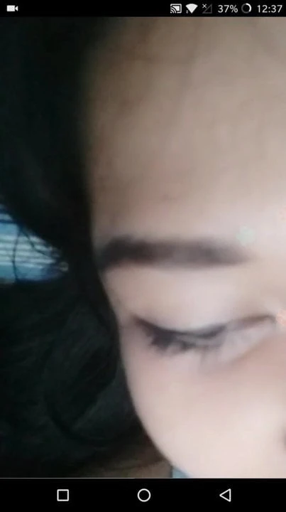 Indonesian bbw girl in bed naked on live