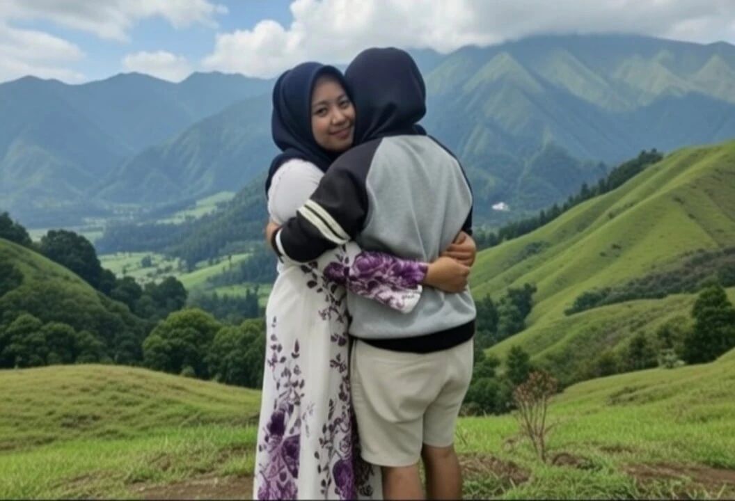 Istri muslim berhijab selingkuh saat suaminya liburan ke Bali sama pacarnya sampai telan sperma .real life istri selingkuh